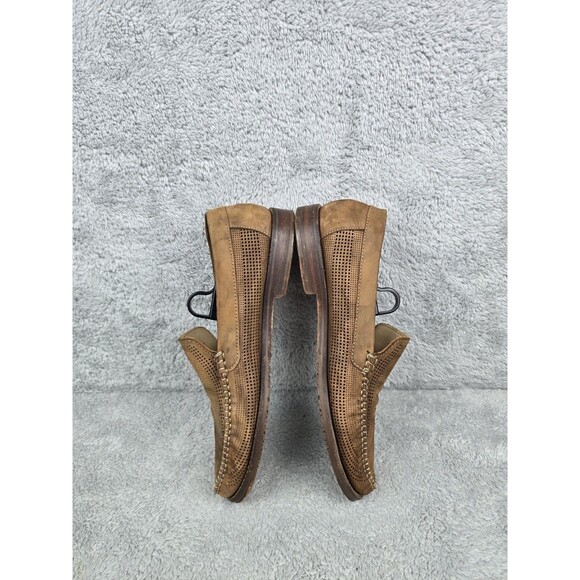 Tommy Bahama Shoes Mens Size 9 Felton Loafer Perforated Tan Leather Resort main image 7